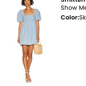 Sky blue show me your mumu dress - small